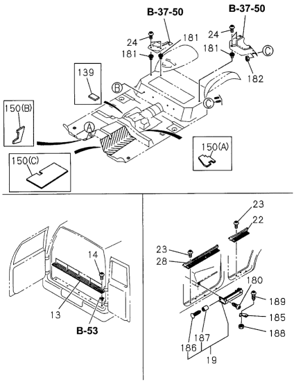 Acura 8-97807-496-0 Clip, Cover