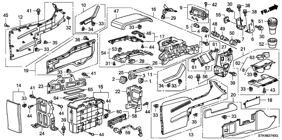 Acura 83424-STK-A01 Stopper