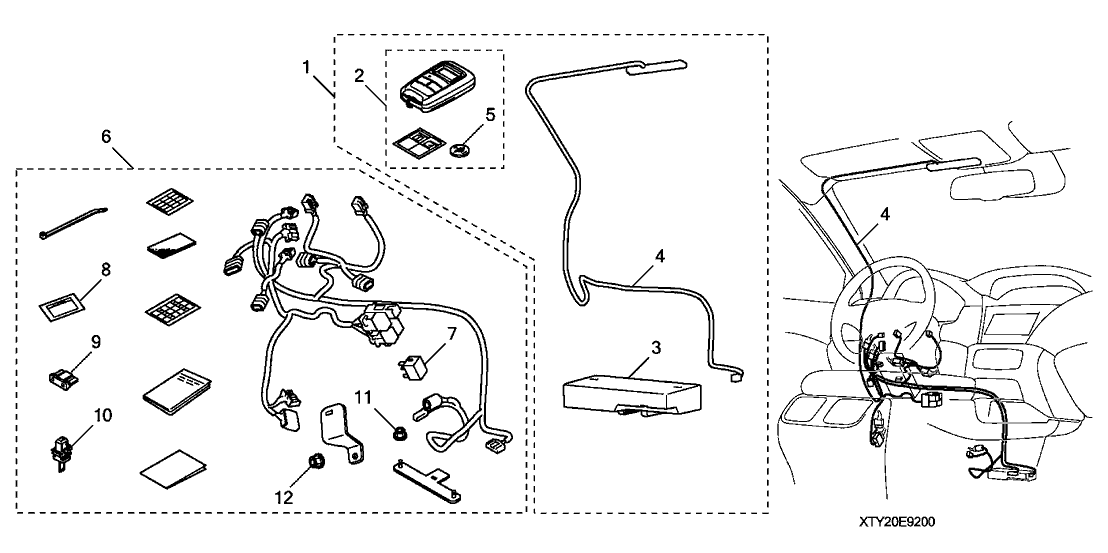 Acura 08E91-E54-1M002 Control Unit