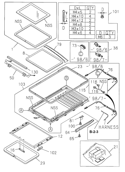 Acura 8-97810-119-0 Controller, Sunroof