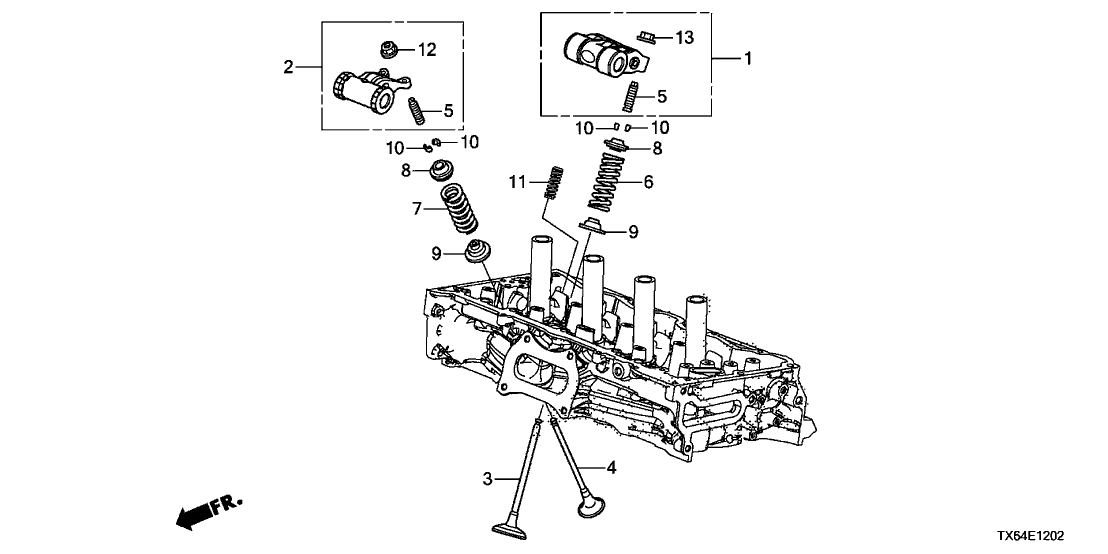 Acura 14721-5A2-A10 Valve, Exhaust