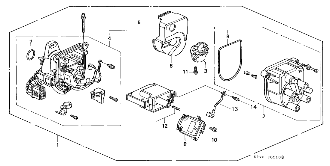 Acura 30103-P72-003 Rotor Head Assembly