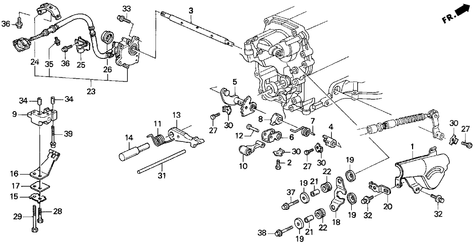 Acura 24623-PW4-000 Plate, Detent Spring