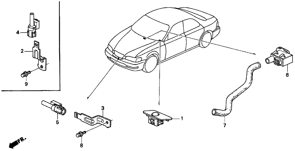 Acura 80533-SW5-A41 Hose, Aspirator