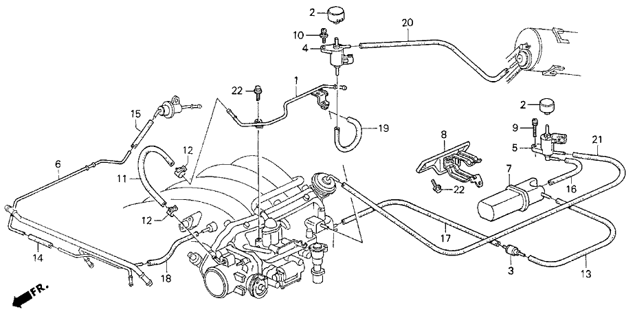 Acura 36362-PV1-000 Bracket, Vacuum Tank