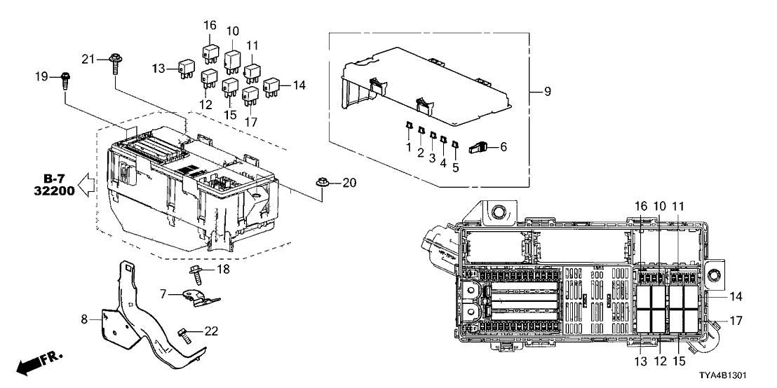 Acura 38251-TYA-A00 Bracket Component