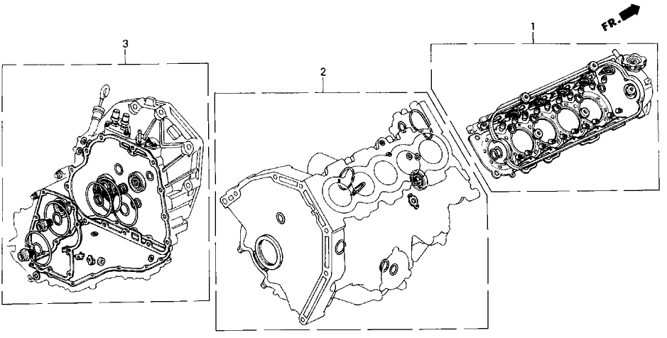 Acura 06111-PV1-000 Gasket Kit, Cylinder Block