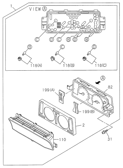 Acura 8-97182-021-0 Glass, Cluster Meter