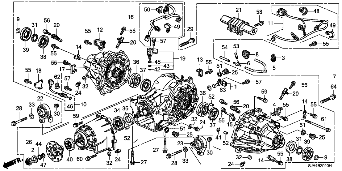 Acura 48332-RJC-000 Cover, Oil Temperature Sensor