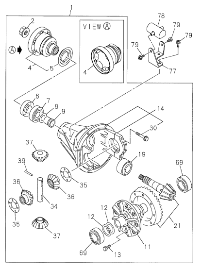 Acura 9-41519-156-1 Shim, Pinion Final Drive (T=2.24)