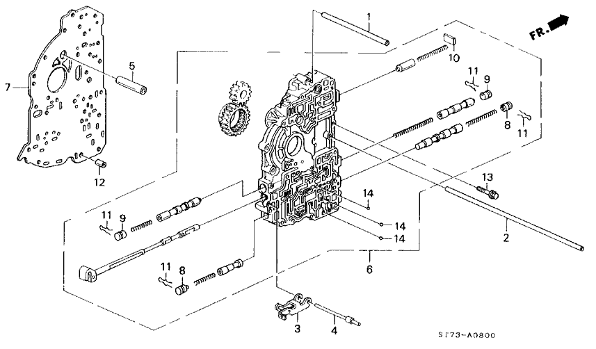 Acura 27112-P56-000 Plate, Main Separating