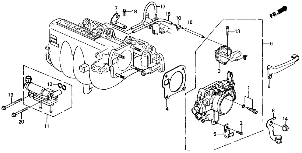 Acura 16415-PG7-A00 Clamp, Purge Hose