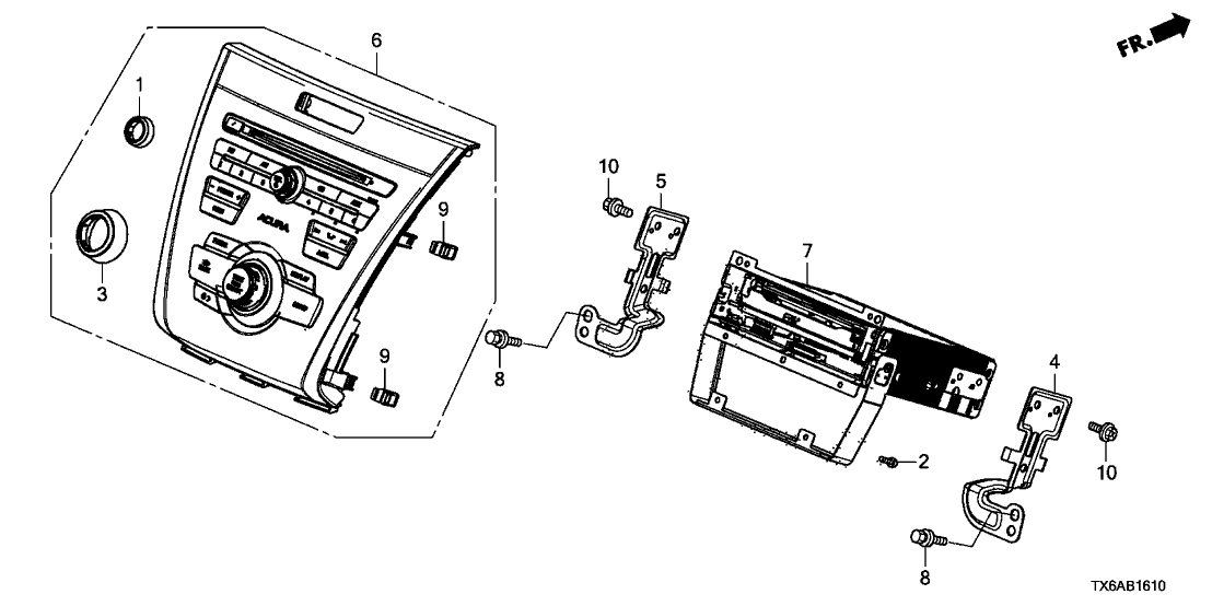 Acura 39100-TX6-A32RM Tuner Assembly