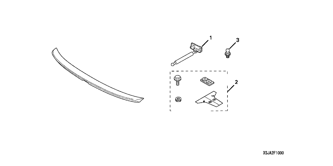 Acura 08F10-SJA-200R3 Hardware Kit