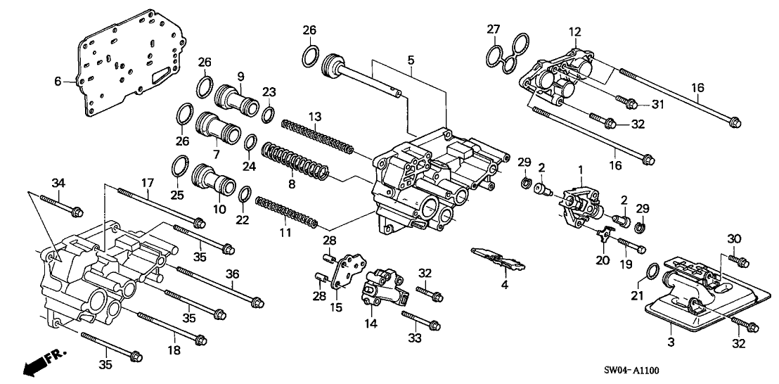 Acura 24278-PX4-000 Base, Servo Detent