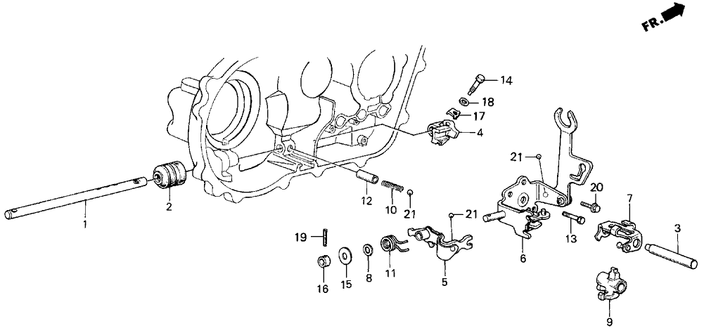 Acura 24426-PB6-962 Holder, Gearshift Arm