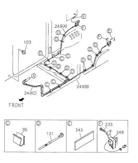 Acura 8-94111-420-0 Grommet, Front Antenna Hole