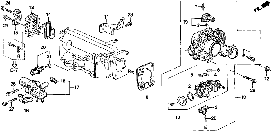 Acura 32752-P0A-A00 Stay D, Engine Wire Harness