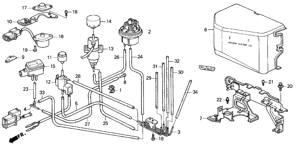 Acura 36037-PY3-A01 Bracket, Ignition Timing Adjuster