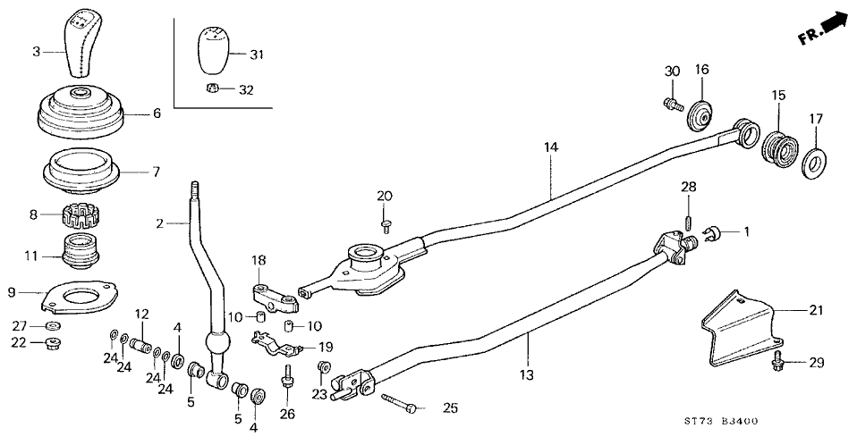 Acura 54311-ST7-A00 Plate, End Rubber