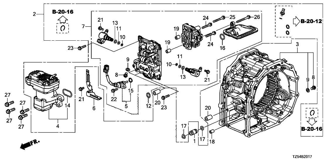 Acura 41011-5WW-305 Body Set, Valve