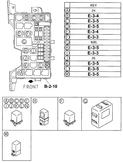 Acura 8-94377-631-0 Relay, Wiper