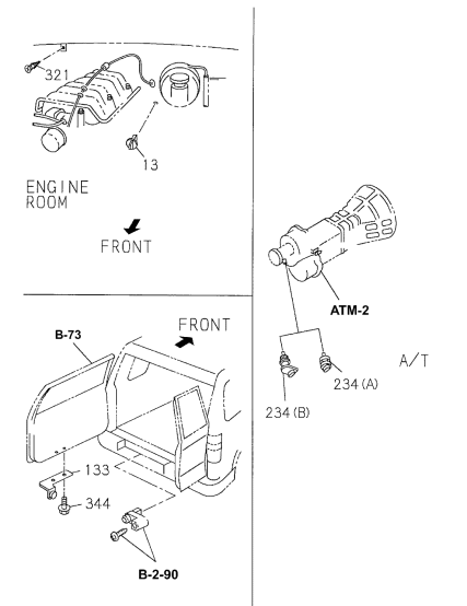 Acura 8-97090-017-0 Bracket, Switch