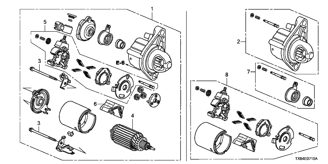 Acura 31201-R1A-A11 Cover Set, Gear