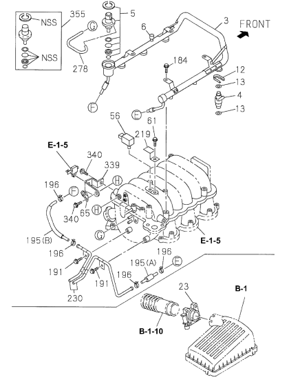 Acura 8-17112-556-0 Connector, Pressure