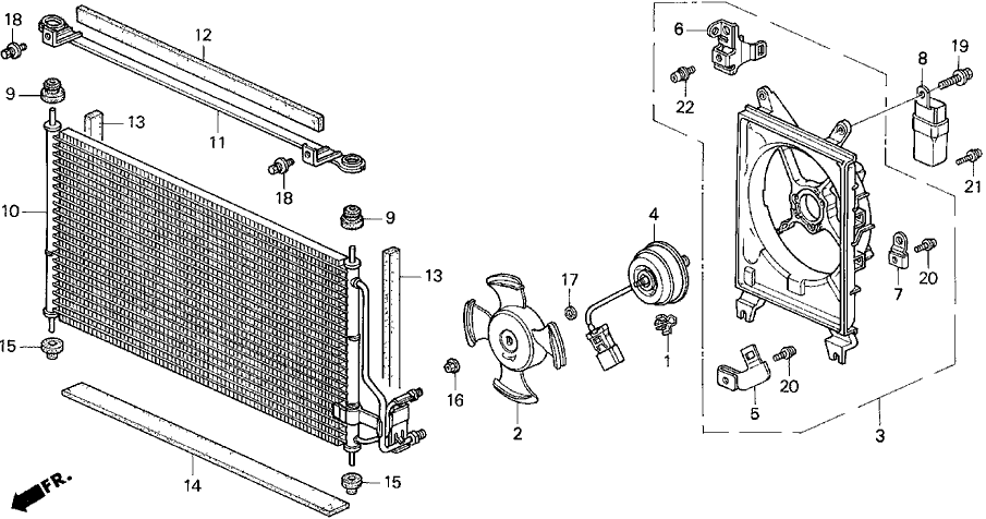 Acura 80110-SW5-003 Condenser