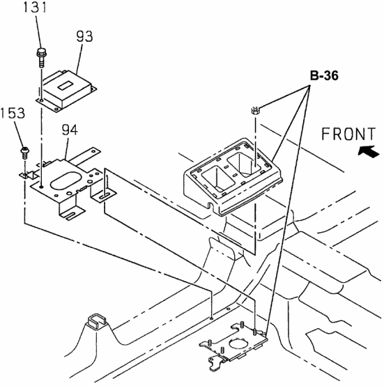 Acura 8-97131-977-1 Bracket, ABS Control Unit