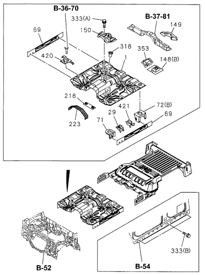 Acura 8-94359-308-2 Panel, Driver Side Rocker (Inner)