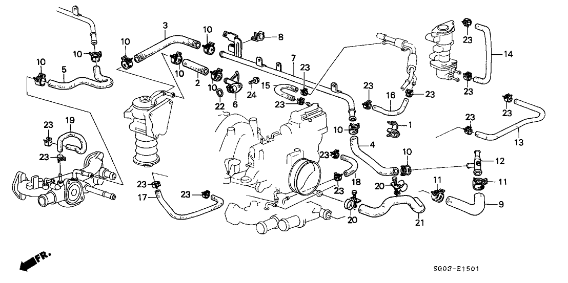 Acura 19426-PL2-000 Pipe, Oil Cooler Outlet