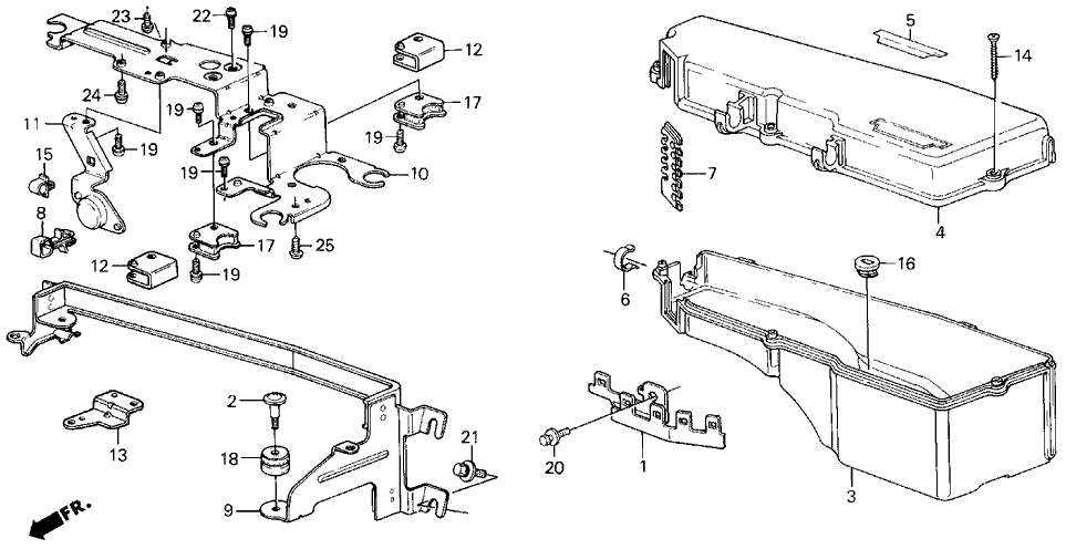 Acura 36042-PL2-004 Bracket, Solenoid Valve