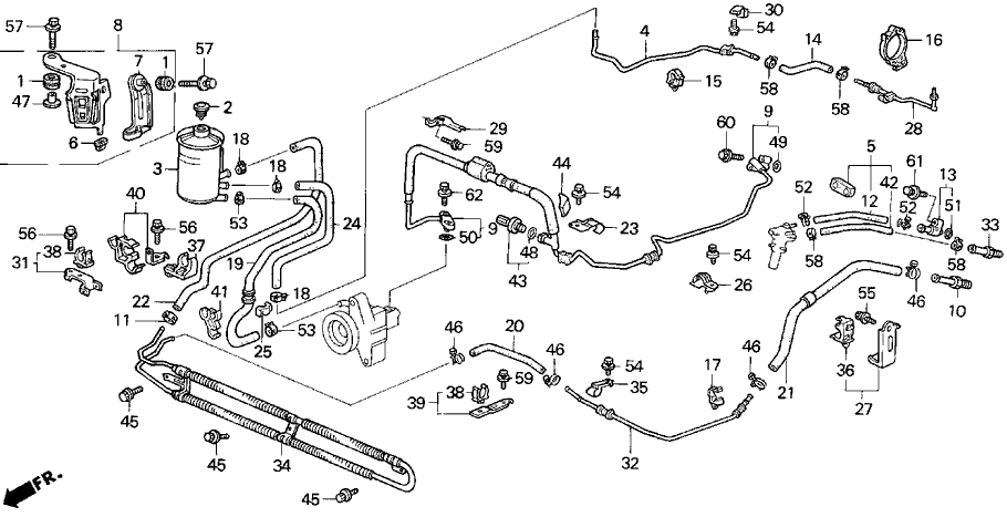 Acura 53738-SL5-A01 Clip, Suction Tube