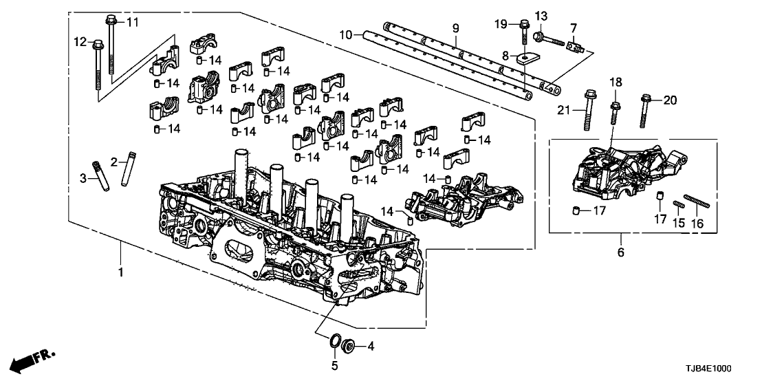 Acura 90010-5A2-A00 Bolt, Special (6X43)