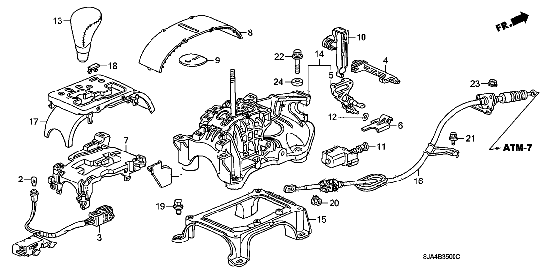 Acura 54200-SJA-A03 Bracket, Base