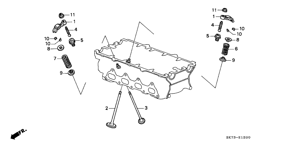 Acura 14765-PR4-A00 Retainer, Valve Spring