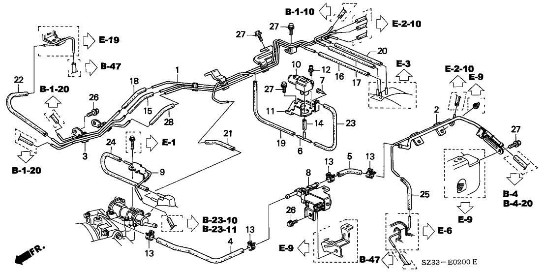 Acura 36624-P5A-000 Pipe B, Actuator