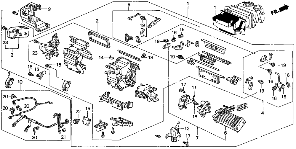 Acura 79109-SW5-A01 Link Assembly, Mode