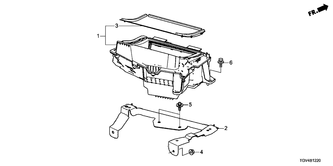 Acura 78205-TGV-A00 Bracket Assembly