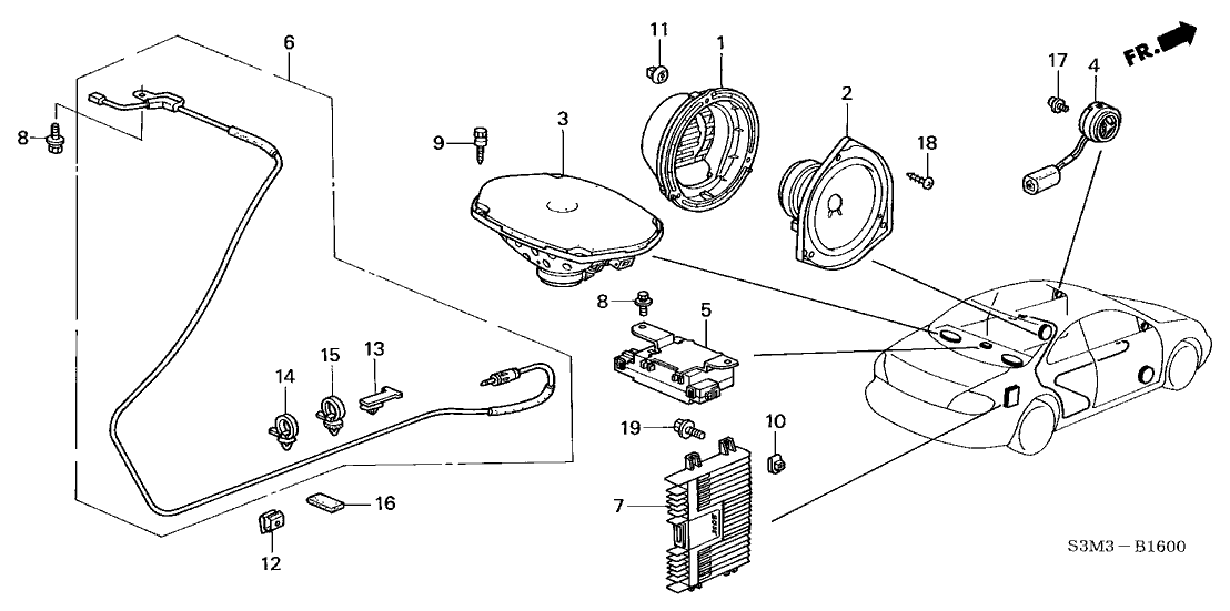 Acura 93891-04006-10 Screw-Washer (4X6)