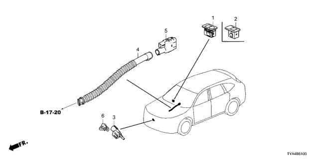 2022 Acura MDX A/C Sensor Diagram