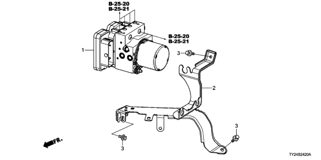 2015 Acura RLX VSA Modulator Diagram