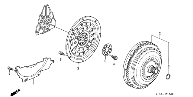 2002 Acura NSX Torque Converter Diagram