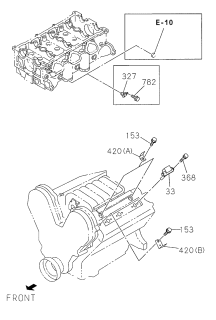 1999 Acura SLX Sensor, Camshaft Position Diagram for 8-10456-541-0