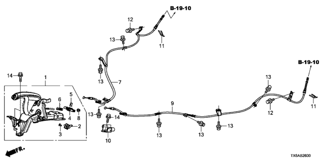 2019 Acura ILX Bolt, Flange (8X22) Diagram for 90104-TA0-003