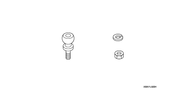 2013 Acura MDX 5 Door TECH KA 6AT Trailer Hitch Ball Diagram 2