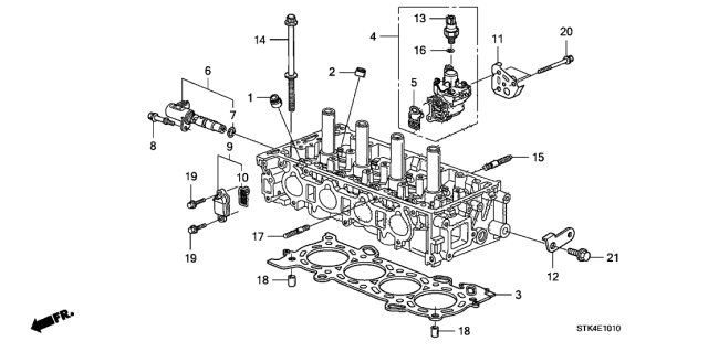 2008 Acura RDX Spool Valve Diagram