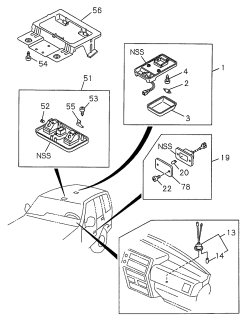 1999 Acura SLX Interior Light Diagram